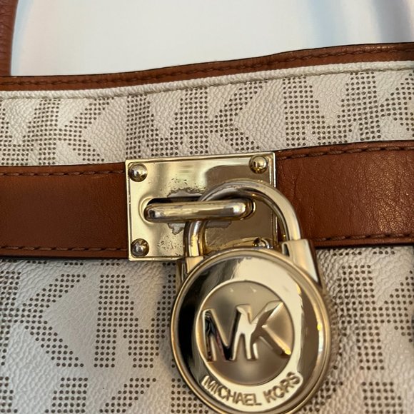 Authentic Michael Kors Large Hamilton Logo Tote - Picture 4 of 6